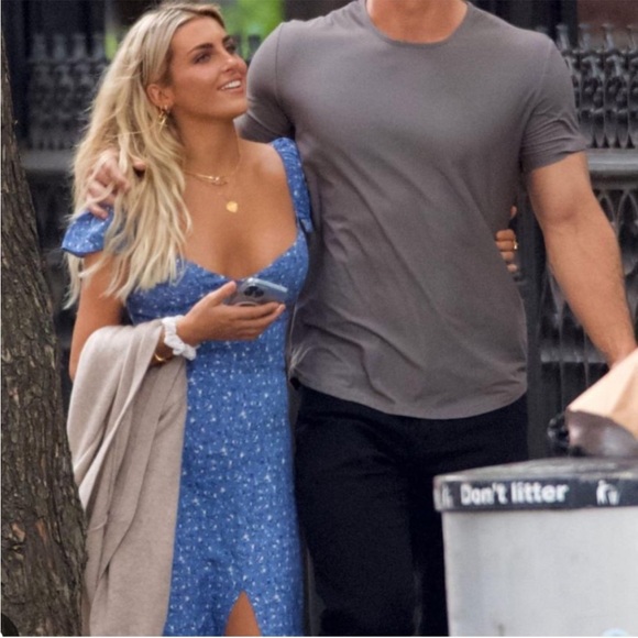 Reformation Blue Floral Midi Dress - Picture 12 of 16